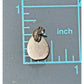 Vintage Sterling Silver Sleeping Beauty Turquoise Teardrop Stud Earrings 4g