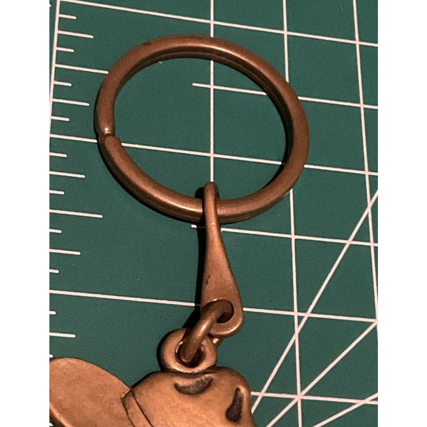 Pre Owned James Avery Retired Rare Texas A & M Bronze Sergeant Keychain TAMU Aggies