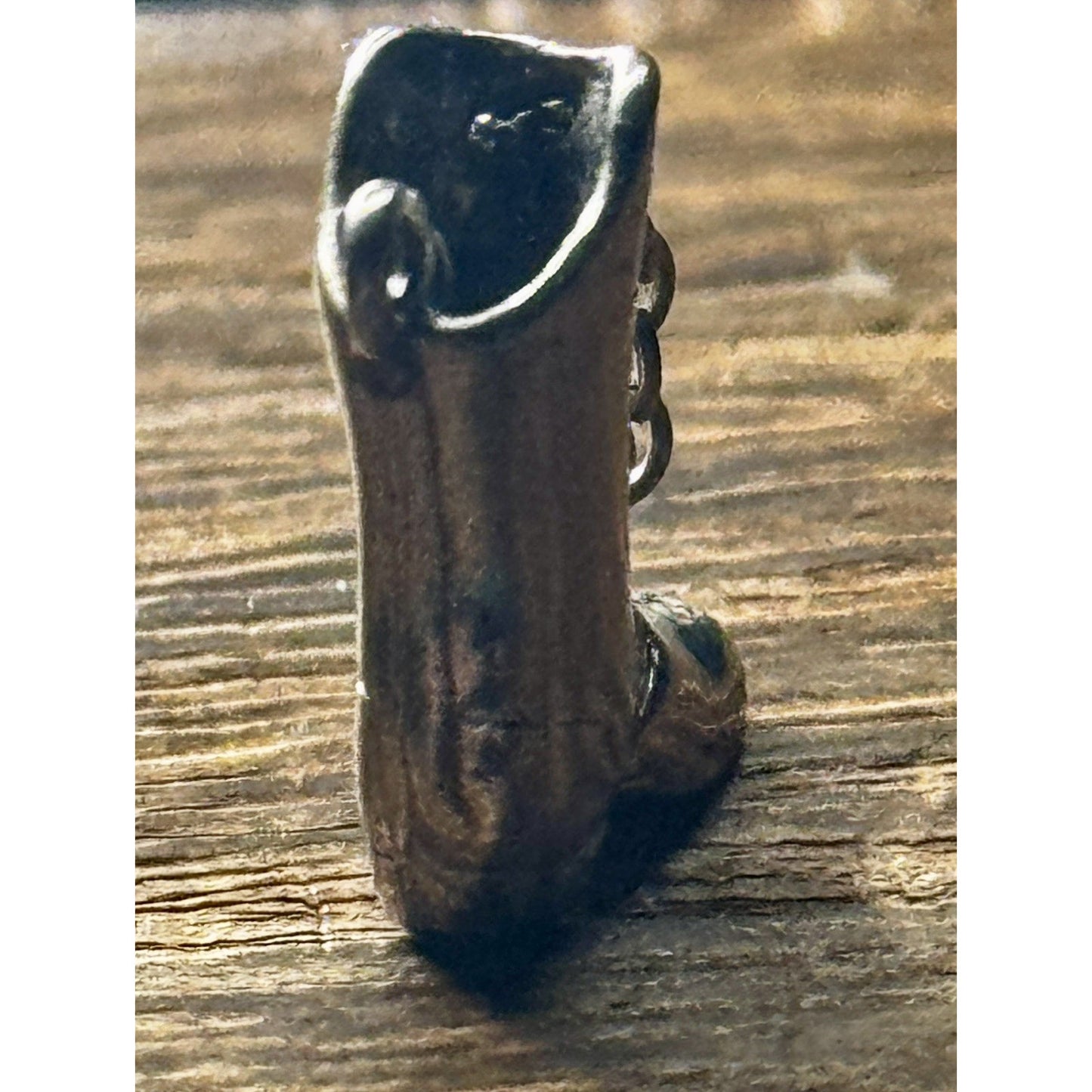 Vintage Sterling Silver 3D Drill Team Dance Boot 925 Charm