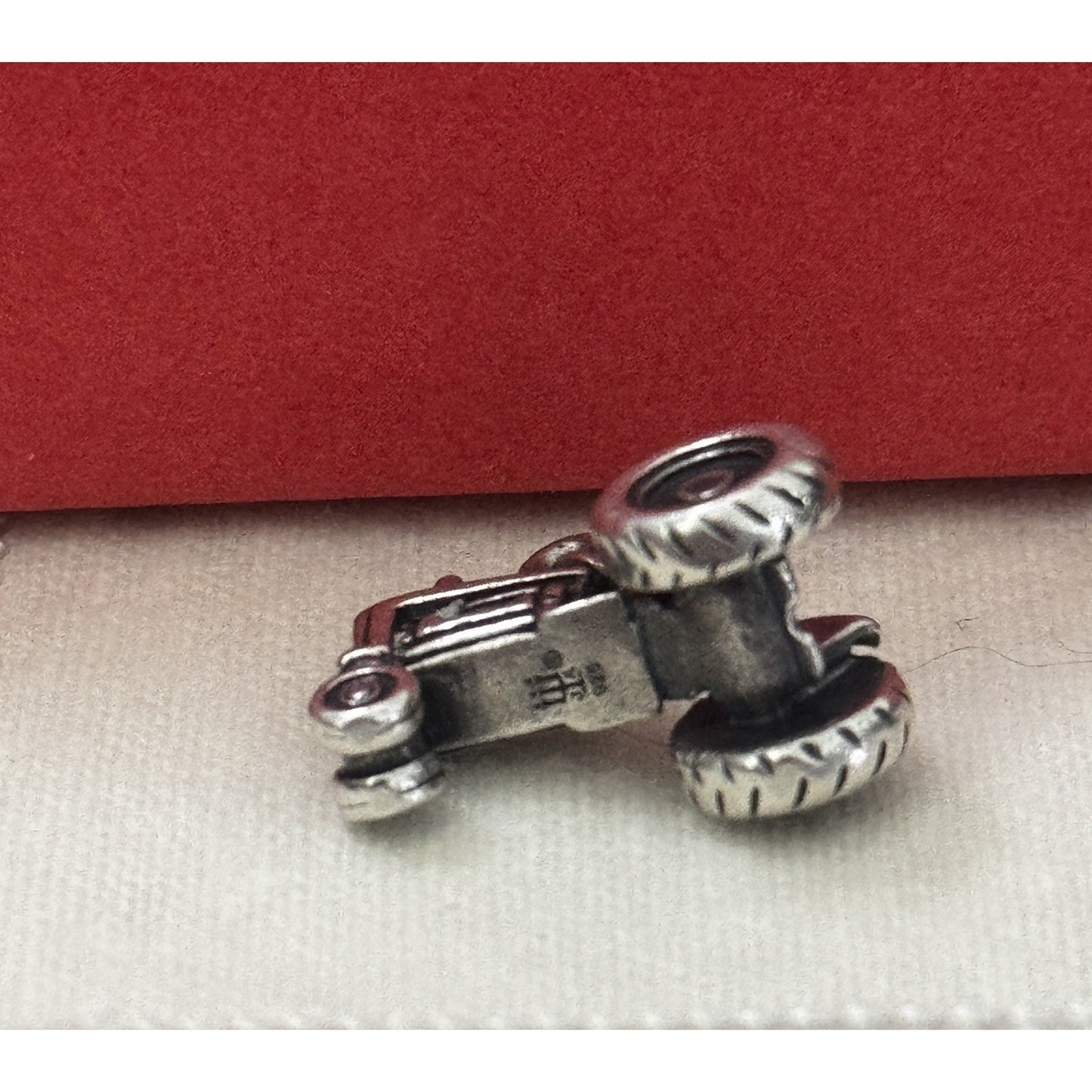 James Avery Retired Sterling Silver Tractor Charm