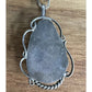 Sterling Silver Turquoise Pendant And Necklace Southwestern Statement Necklace
