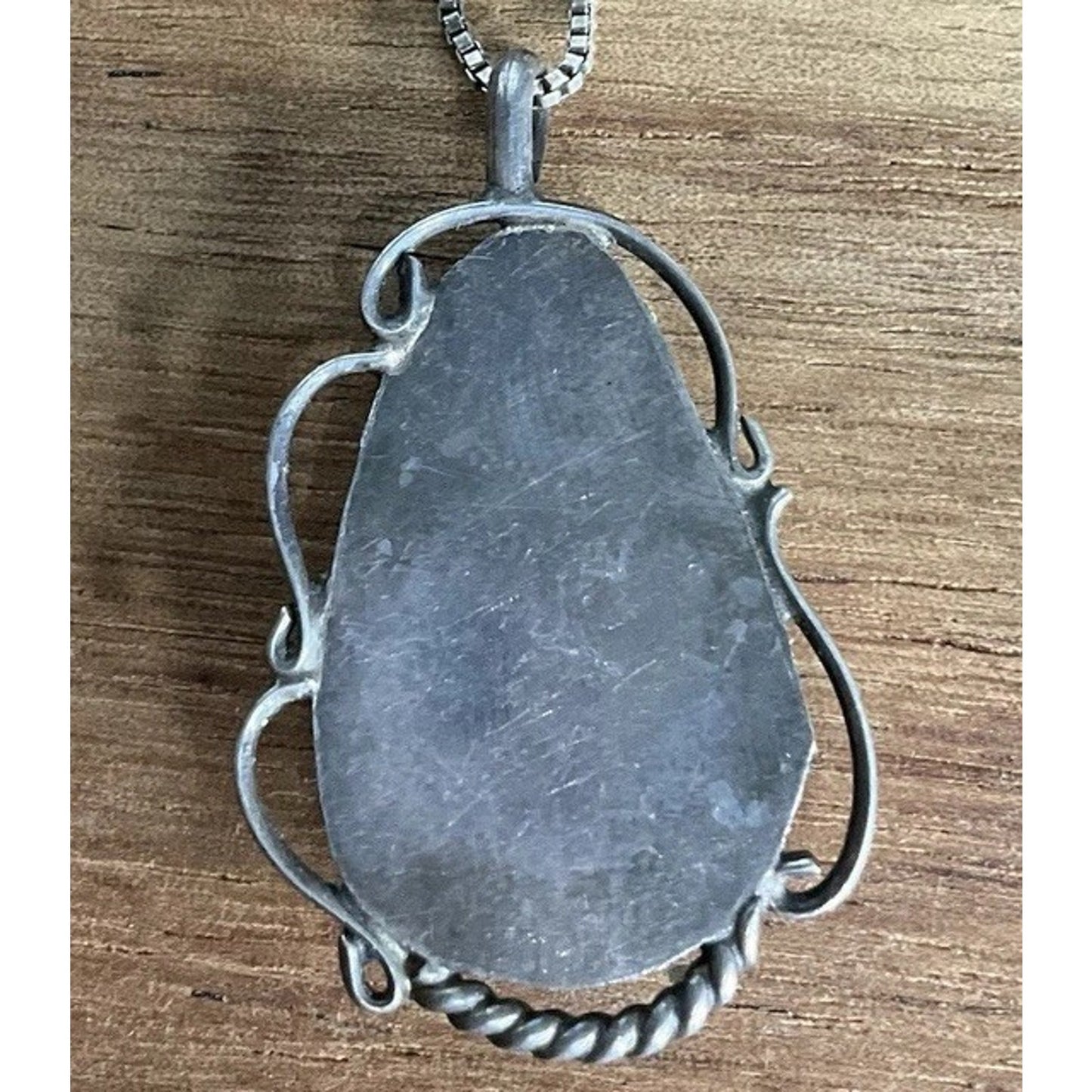 Sterling Silver Turquoise Pendant And Necklace Southwestern Statement Necklace