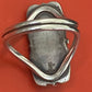 Preowned James Avery Retired Heirloom Bronze and Silver Ring Size 9