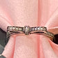 PANDORA Delicate Petite Bow w/ CZs Ring Size 7 190906CZ 925 ALE