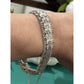 Vintage 925 Sterling Silver Arrow Geometric 70-80s Wide Bracelet 8” 40g