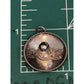 Vintage Mexico 925 Sterling Silver Sombrero Hat Charm Eagle Mark Floral Pendant