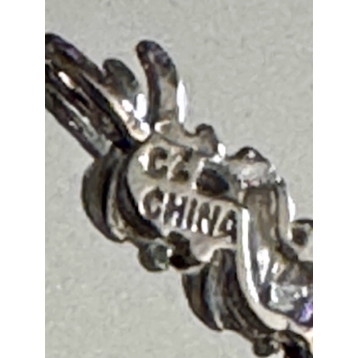 Vintage Sterling Silver CZ Tennis Bracelet 925 Signed 925 CZ 8” Bracelet