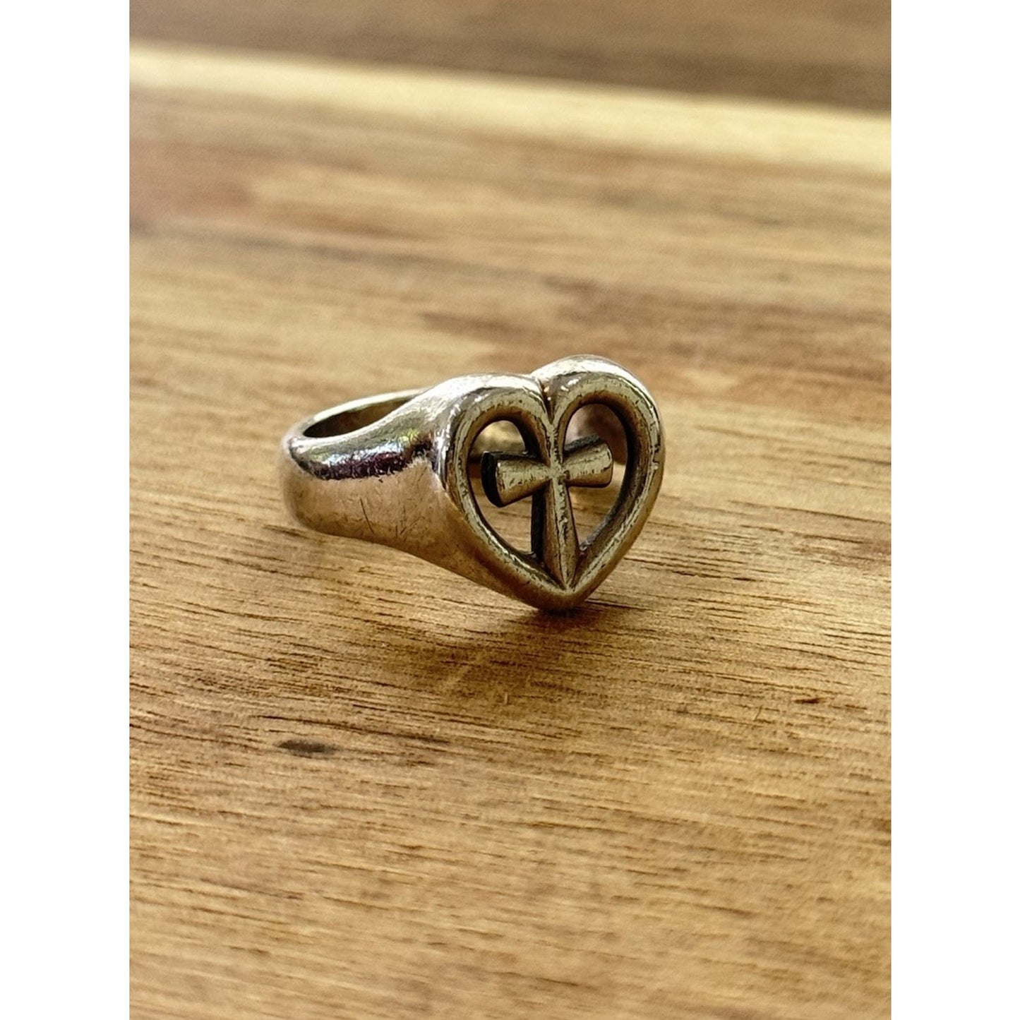 James Avery Retired Sterling Silver Eternal Love Ring Size 7