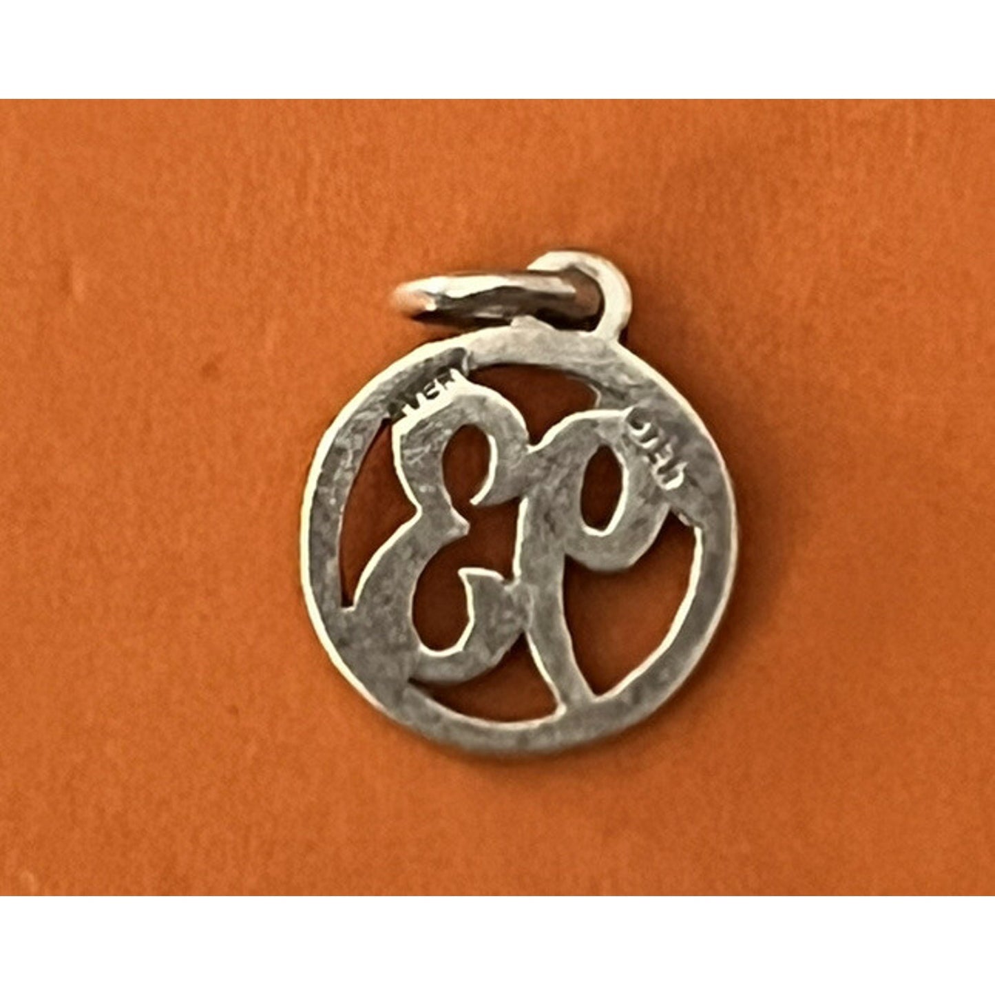 James Avery Retired Sterling Silver ‘93 Year In Circle Charm Pre-Owned