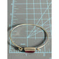 Pre-Owned James Avery Retired Palais Ruby Rouge Silver Hook On Bracelet W/ JA Box & Pouch