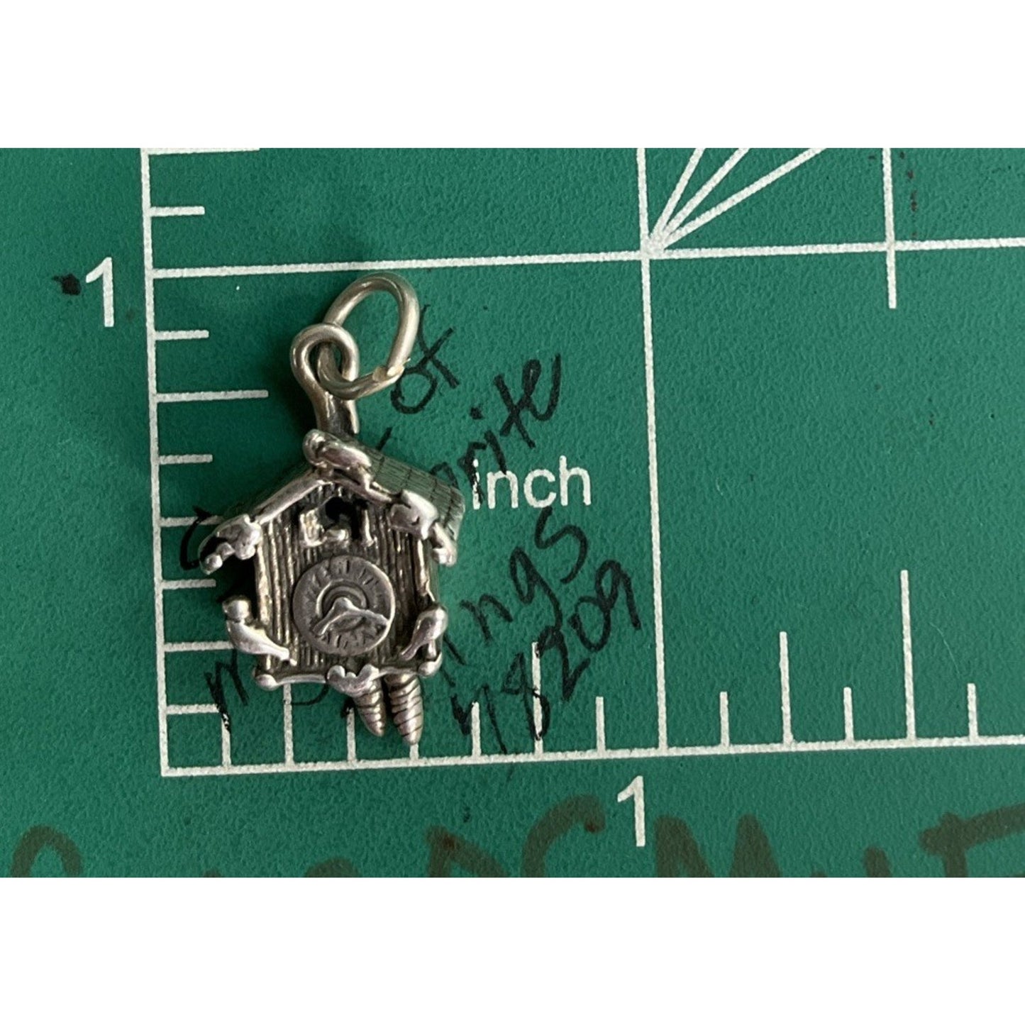 Vintage Sterling Silver Cuckoo Clock Charm