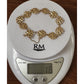 Pre Owned Retired ULTRA RARE James Avery 14K Crystalline Snowflake Bracelet 8” 18gr - 1984