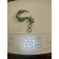 Vintage 925 Sterling Turquoise Bracelet 22.7g Adjustable Toggle Southwest Style