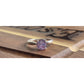 NF 925 Sterling Silver Purple CZ Ring Size 7 Solitaire Lavender Stone
