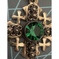 Vintage 935 Sterling Silver Jerusalem Crusaders Israeli Holy Land Cross Pendant