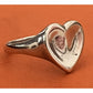 James Avery Retired Sterling Silver Vintage Heart Ring Size 5 Pre-Owned