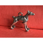 Vintage Sterling Silver Greyhound Dog Charm Pendant Whippet Italian Greyhound