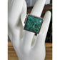 Retired Silpada Sterling Silver 925 Crushed Turquoise Statements Ring Size 7