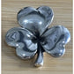 Pre owned James Avery Retired Sterling Silver Shamrock Clover Pendant
