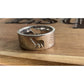 Sterling Silver Dog Ring Paw Print Band 925