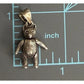 Vintage Sterling Silver 3D Movable Bear Charm/ Pendant