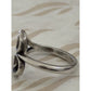 Pre owned James Avery Retired Sterling Silver Swirl Heart Ring Size 8