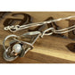 Vintage Sterling Silver Genuine Pearl Flower Pendant and 925 Necklace