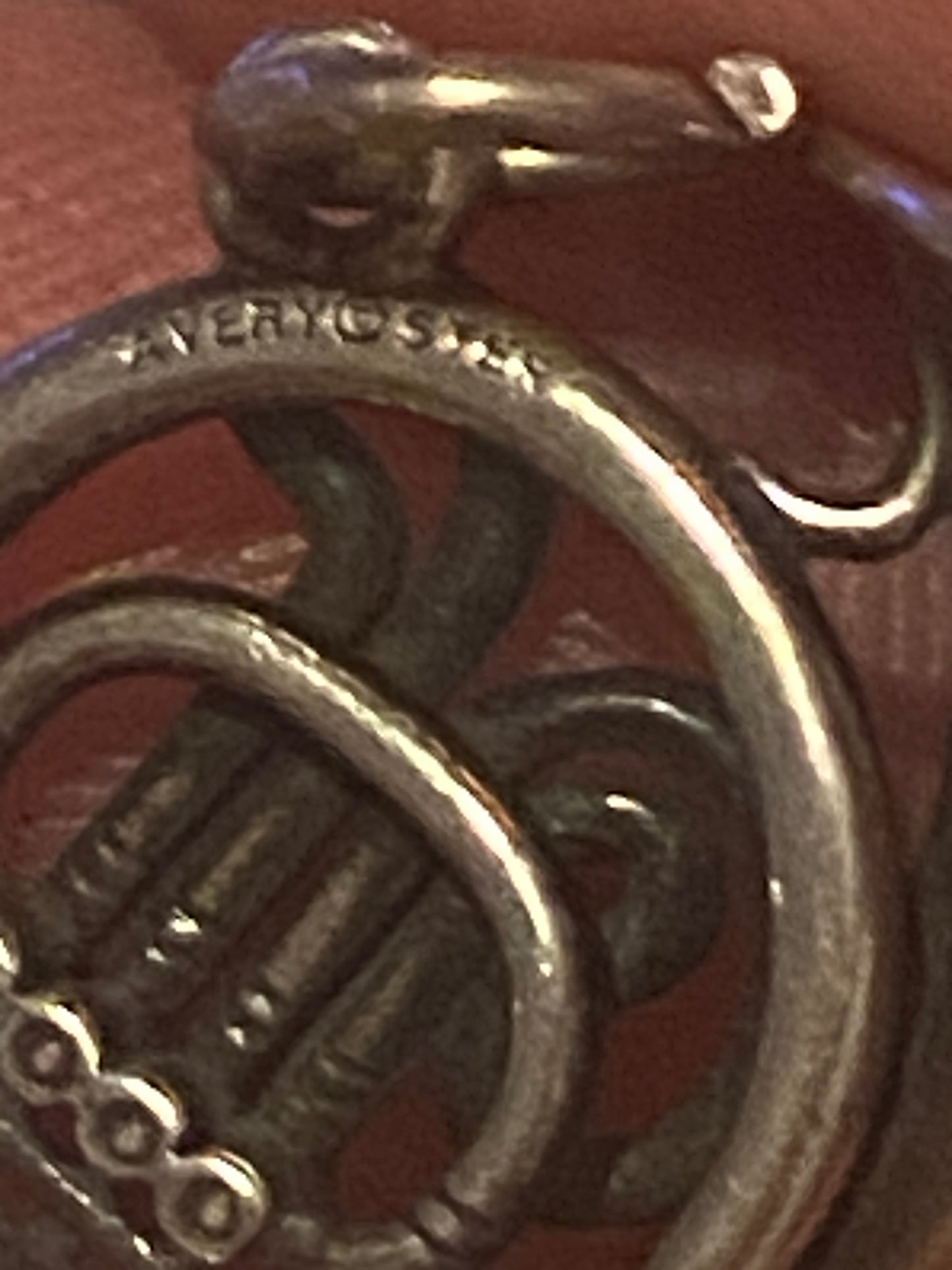 Preowned James Avery Retired Rare Silver French Horn Charm