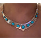 Vintage Sammy Charlie Necklace Sleeping Beauty Turquoise Signed Sterling SC 30.2