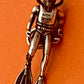 Pre-Owned James Avery Retired & HTF Silver Scuba Diver Charm