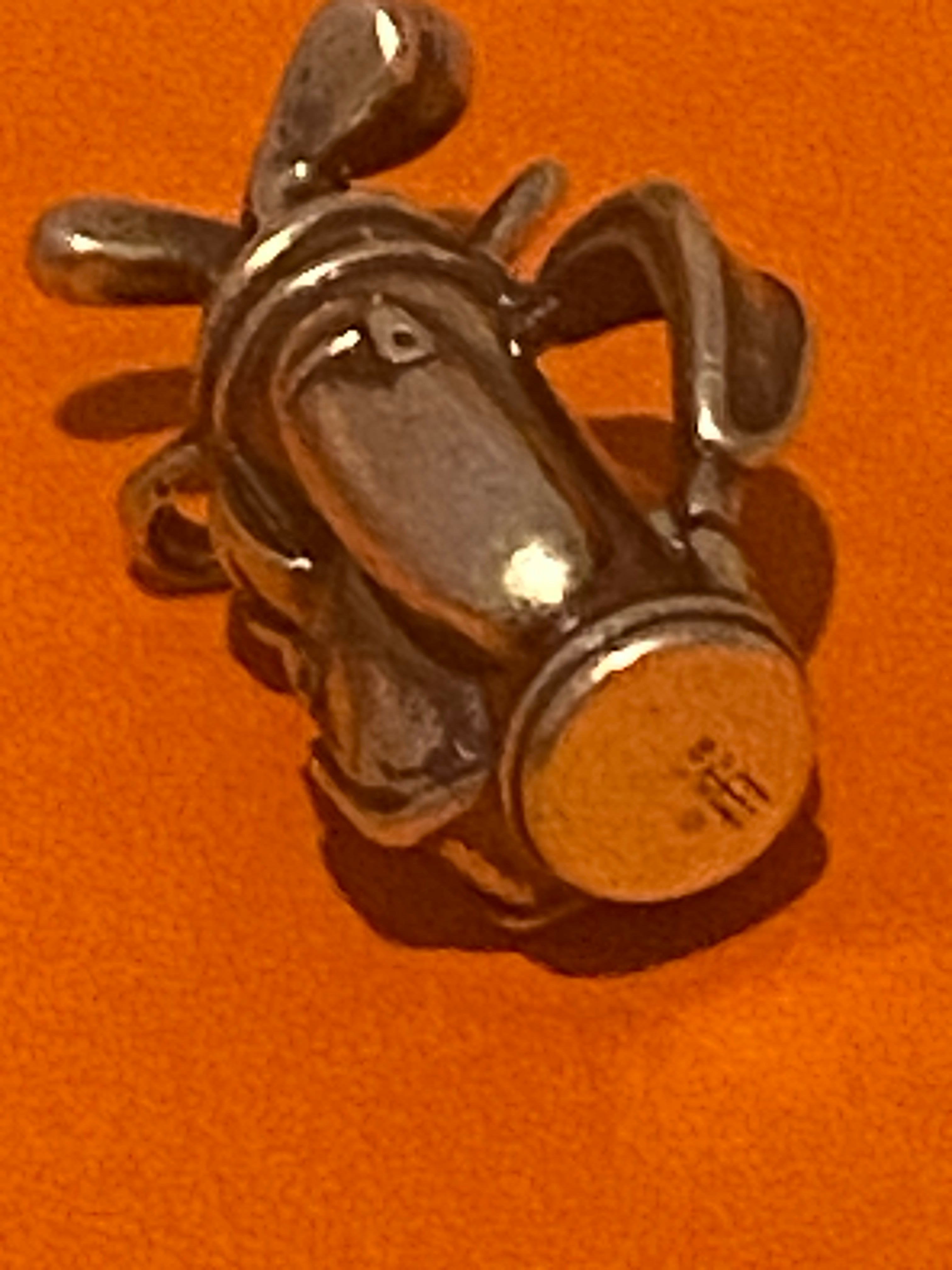 Retired James Avery golf bag high quality charm