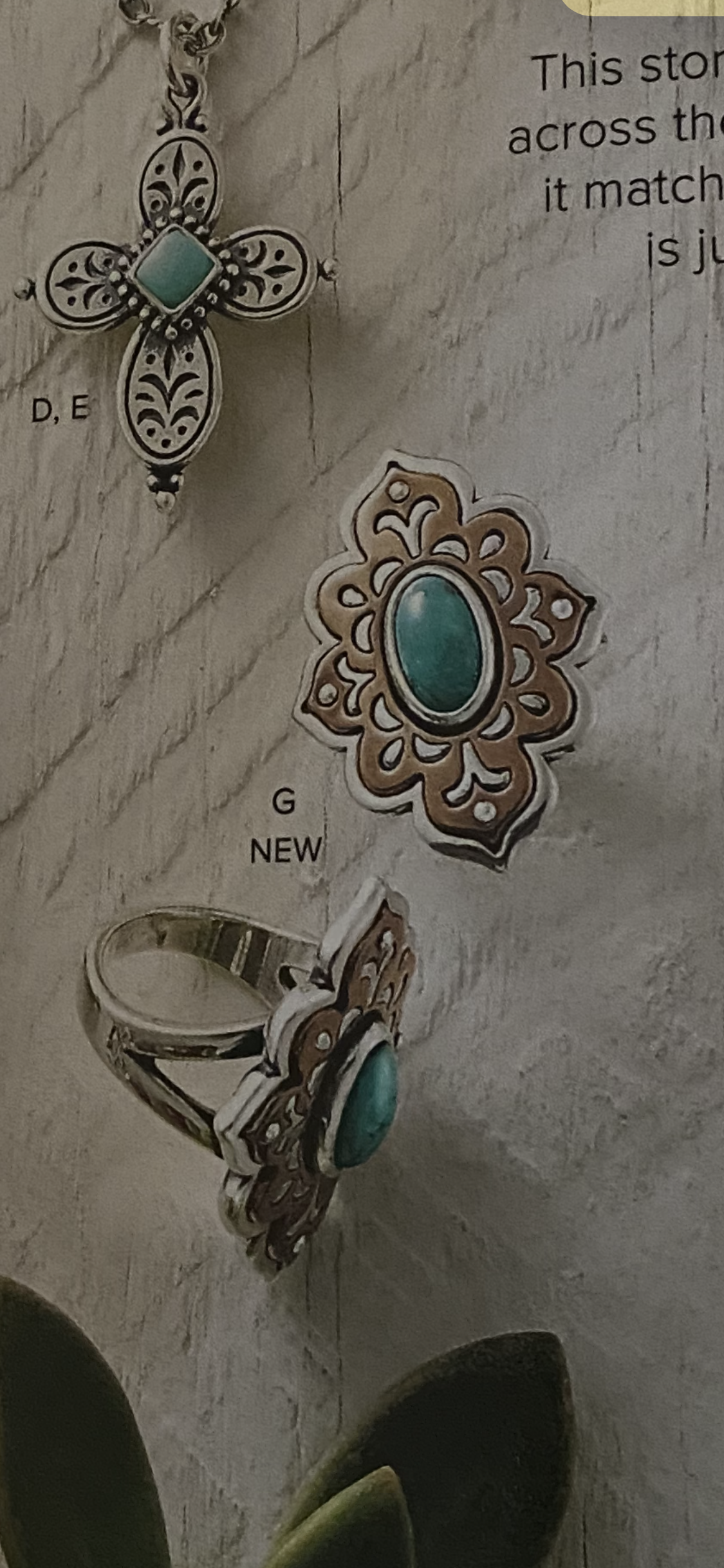 Pre-Owned James Avery Retired & HTF Tanger Silver and Copper Turquoise Ring Size 9.5