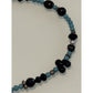 Vintage Sterling 925 Zuni Bear Inlay Pendant & Necklace E. Haloo Turquoise Onyx