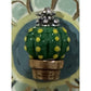 Pre owned James Avery Retired Silver And Bronze Cactus Glass Art Finial Charm