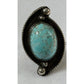 Vintage LMV Luis Martinez Vazquez Turquoise Sterling Silver Taxco Ring Size 6