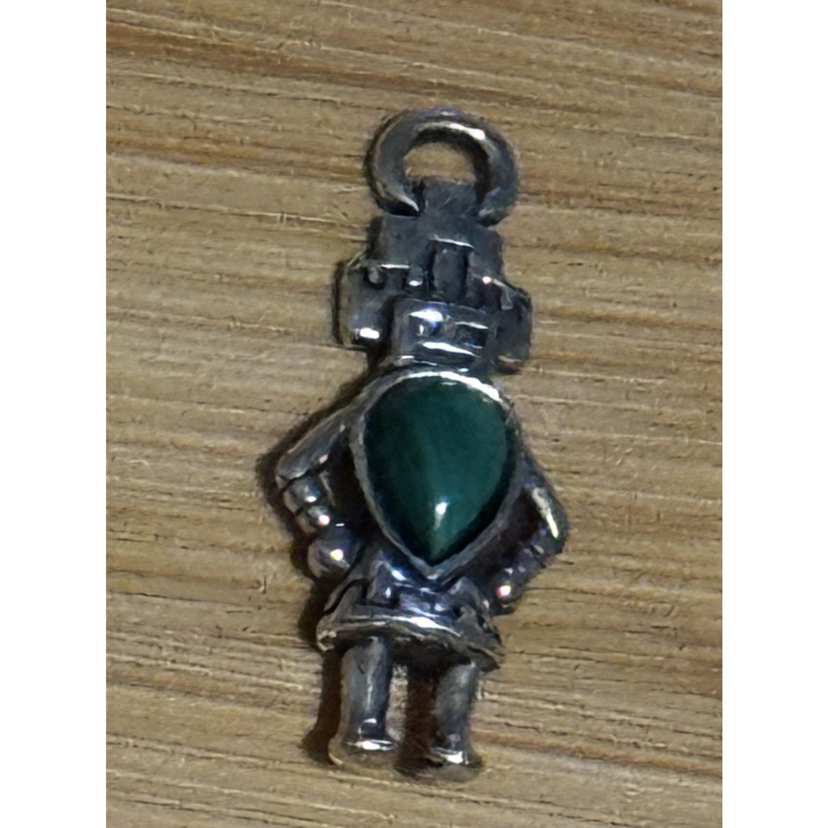 Vintage Carolyn Pollack 925 Sterling Silver Hemis Kachina Pendant Charm