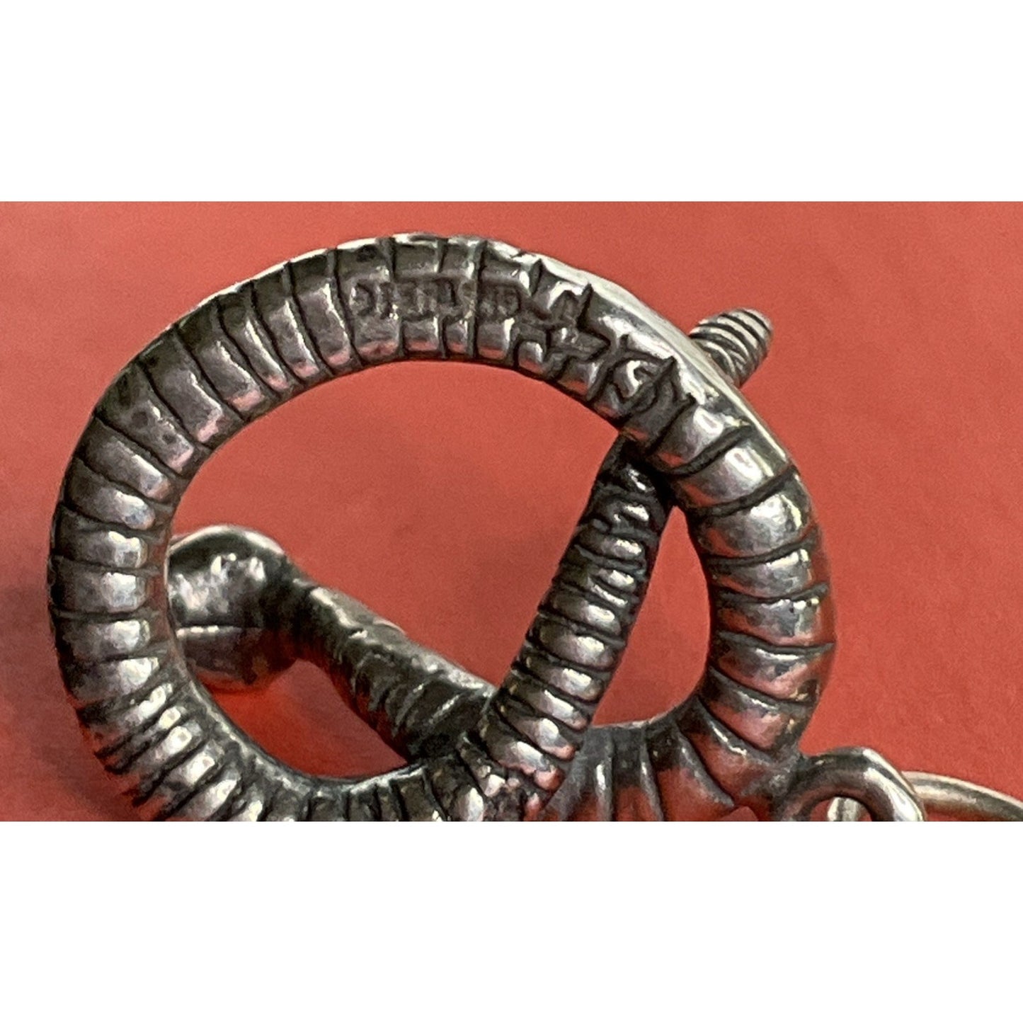 Vintage Sterling Silver Cobra Snake Charm