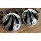 Vintage Mexico Signed IDM 925 Sterling Silver Black Dome Post Earrings 19g!