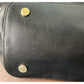 Isaac Mizrahi Saffiano Black Leather Monogram Large Tote Bag Purse With IM Tag