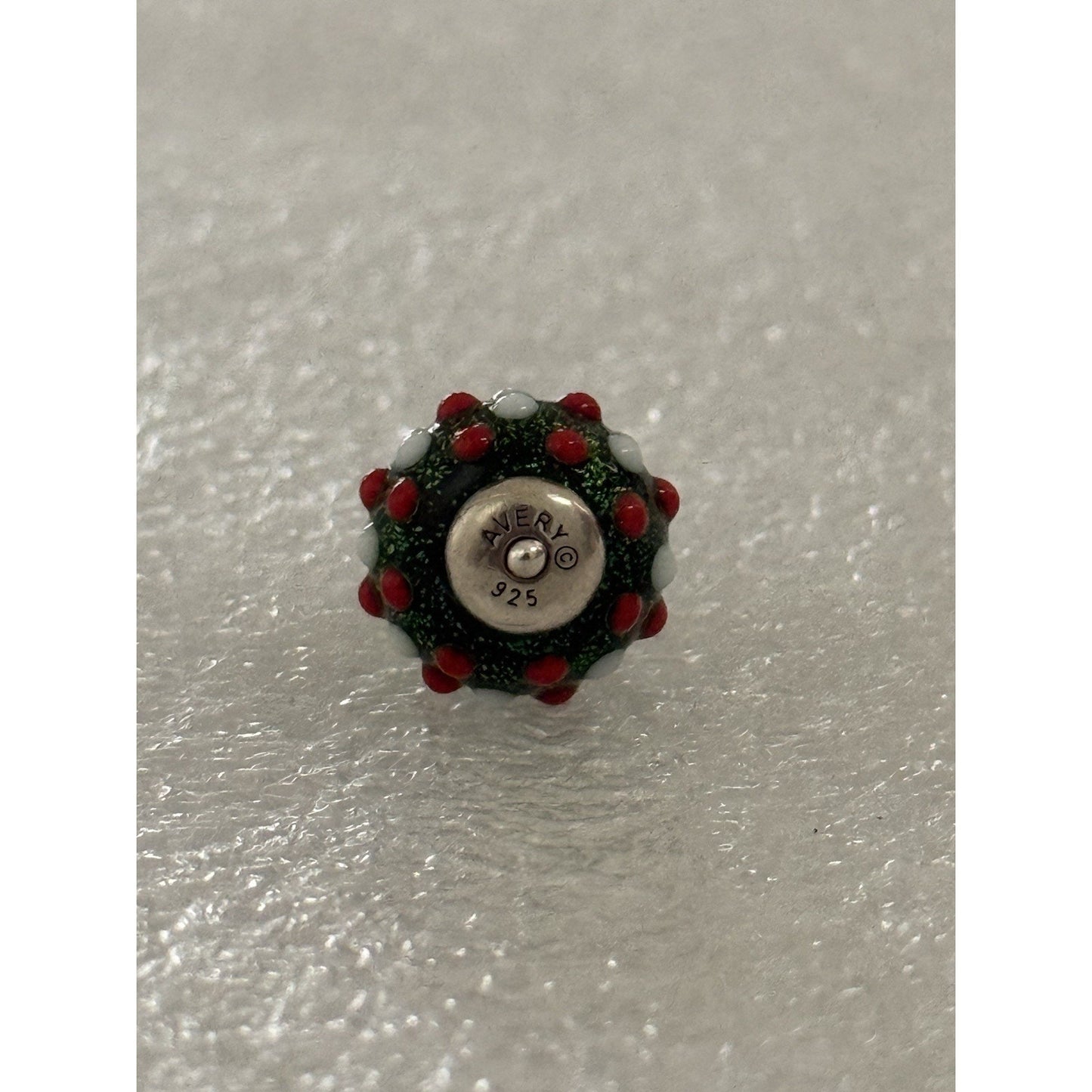 Pre owned New James Avery Retired Sterling Silver Christmas Tree Art Finial Charm