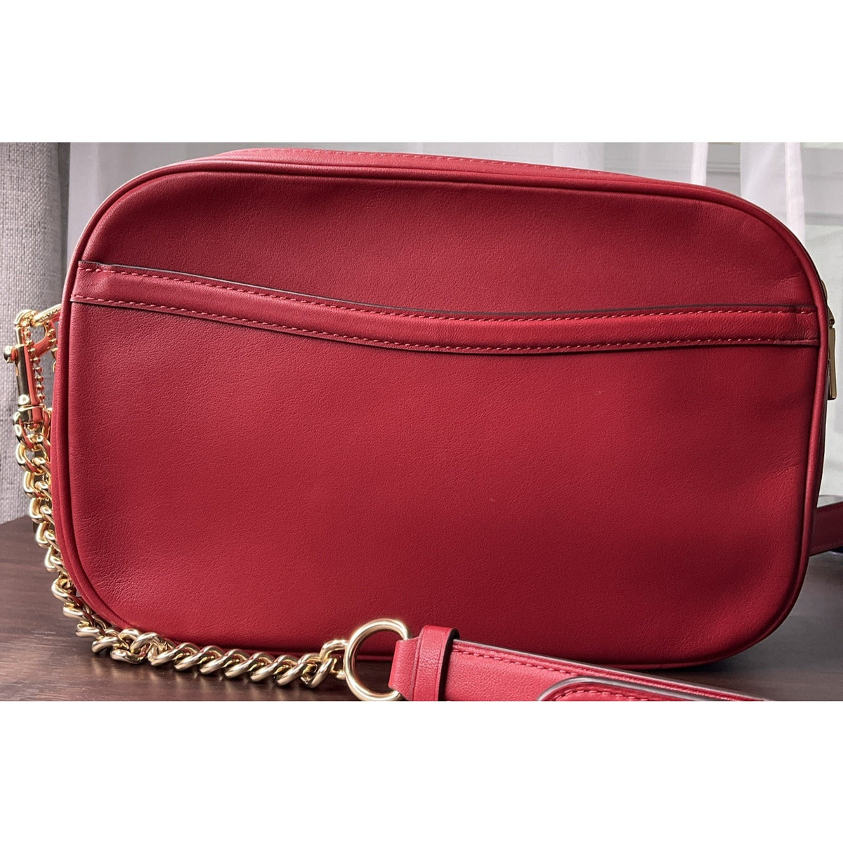 Brand New COACH Puffy Heart Leather Shoulder Bag Valentine Heart Motif Purse