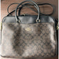 Coach Signature Padded 15" Laptop Briefcase Leather Brown/Black