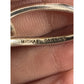 Michael Dawkins 925 Sterling Silver & 14K Gold Accent Oval Link Dangle Earrings