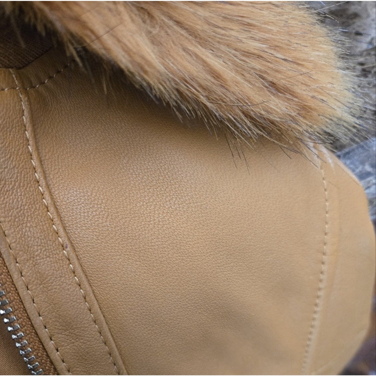 Women’s Marciano Lamb Leather Fur Jacket Y2K Size XS MINT Unused Condition