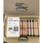 Burberry Nova Check Beige Plaid Zip Around Long Wallet Excellent Condition!