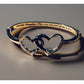 BNWOT Bradford Exchange Best Part Of Me Diamond And Topaz Bracelet For Daughter