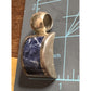 Vintage ATI Mexico 925 Sterling Silver Sodalite Pendant Modernist 15g