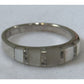 Vintage 925 Mother of Pearl Inlay 925 IND Sterling Silver Band Ring Size 9.5