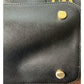 Isaac Mizrahi Saffiano Black Leather Monogram Large Tote Bag Purse With IM Tag