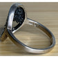 Sterling Silver Tree of Life Ring Size 8 Round Openwork 925 Nature Celtic